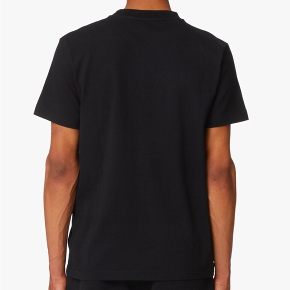 NWT Off-White Diagonal Jersey pocket Short Sleeve Tee Shirt Black White XS - Picture 3 of 9